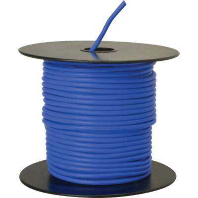 ROAD POWER 100 Ft. 14 Ga. PVC-Coated Primary Wire, Blue